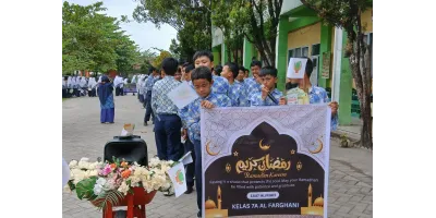 Semarak Pawai dan tarhib Ramadhan 1447 H SMPIT Al Fityah